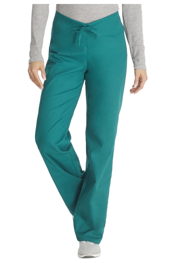 Women and Men Natural Rise Pant with 2 Pockets and Adjustable Drawstring, 83006
