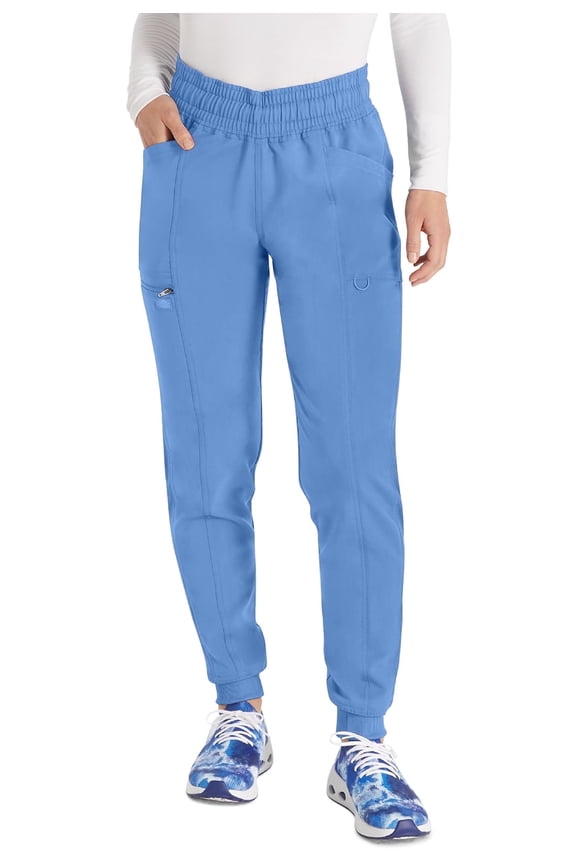 Women and Men Natural Rise Pant with 2 Pockets and Adjustable Drawstring, 83006