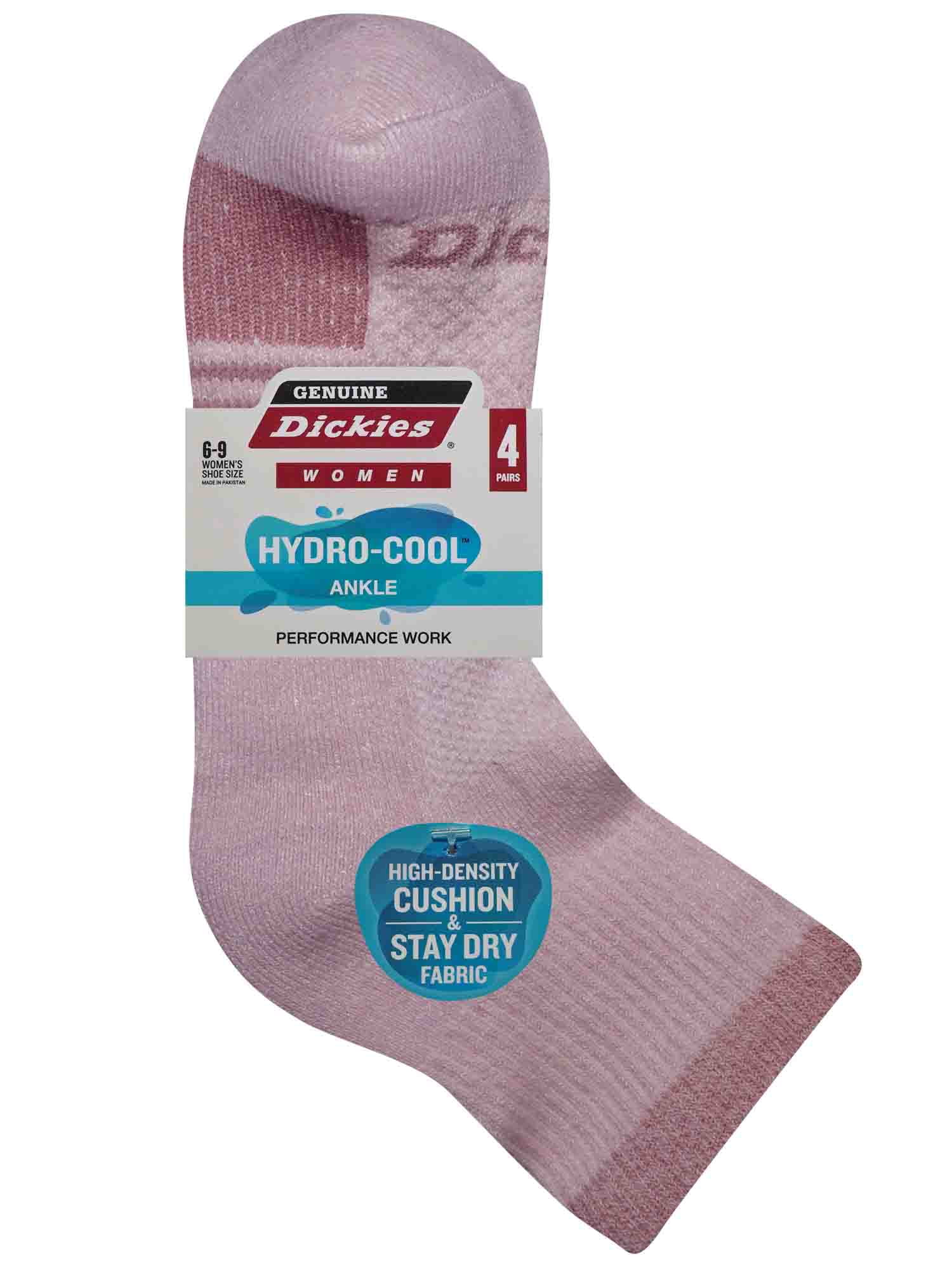 Dickies Women's 4 Pack HYDRO-COOL™ Ankle Socks