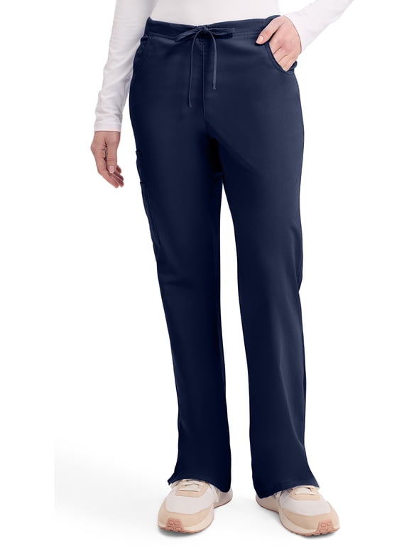 EDS Signature Scrubs for Women, Drawstring Cargo Pants for Women in Soft Brushed Poplin, 86206