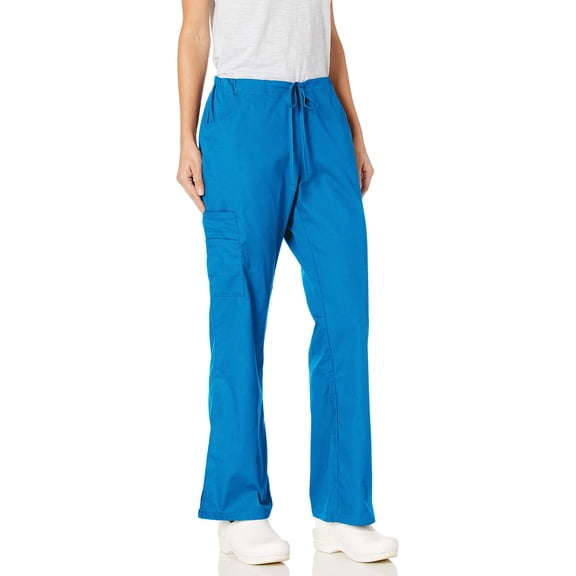 Dickies Women's Cargo Scrub Pants, Mid Rise with Drawstring - 86206