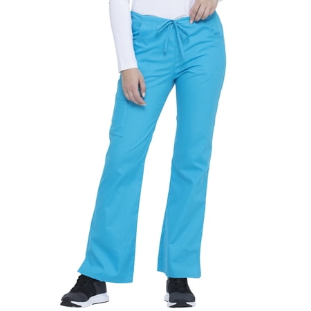 Dickies EDS Signature Scrubs for Women, Drawstring Cargo Pants for Women in Soft Brushed Poplin, 86206
