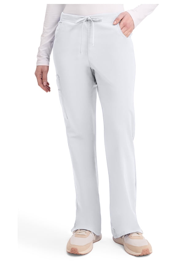 EDS Signature Scrubs for Women, Drawstring Cargo Pants for Women in Soft Brushed Poplin, 86206