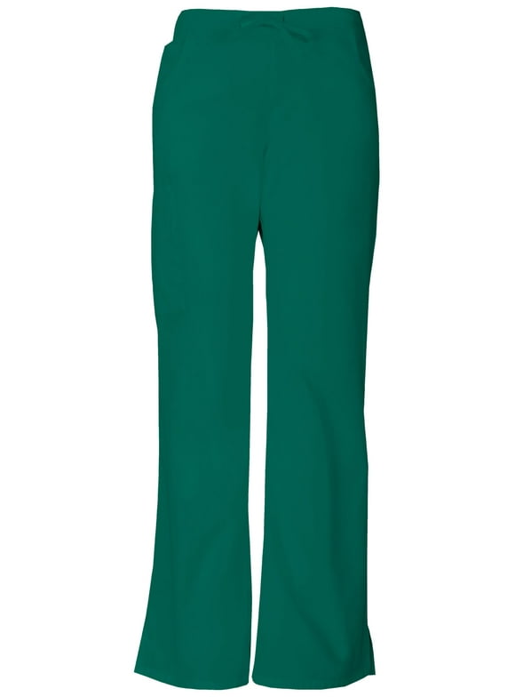 Dickies Women's Cargo Scrub Pants, Mid Rise with Drawstring - 86206
