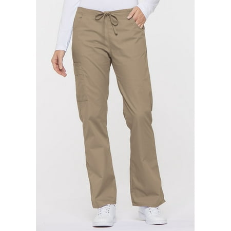 Dickies EDS Signature Scrubs Pant for Women Mid Rise Drawstring Cargo 86206