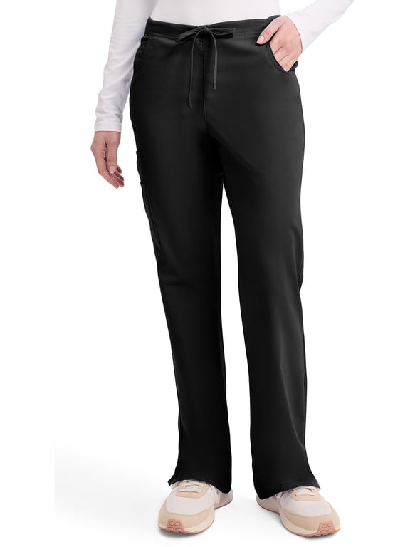 EDS Signature Scrubs for Women, Drawstring Cargo Pants for Women in Soft Brushed Poplin, 86206