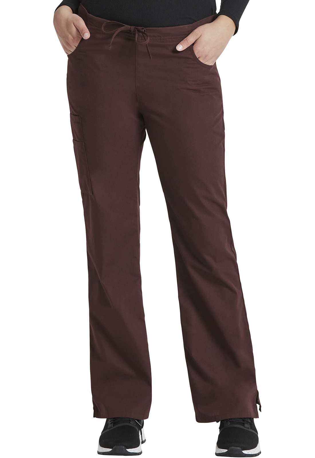 Dickies Women's Cargo Scrub Pants, Mid Rise with Drawstring 86206