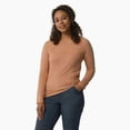 thumbnail image 1 of Dickies Women's Cooling Long Sleeve Pocket T-Shirt, Cork Single Dye Heather, 2XL, 1 of 5