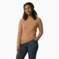 thumbnail image 1 of Dickies Women's Cooling Long Sleeve Pocket T-Shirt, Cork Single Dye Heather, M, 1 of 5