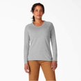 thumbnail image 1 of Dickies Women's Cooling Long Sleeve Pocket T-Shirt, Heather Gray, S, 1 of 5