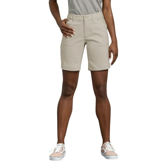 Dickies Women’s Cooling Relaxed Fit Work Shorts, 9" – Moisture-Wicking, Durable Cotton Blend for Comfort and Mobility
