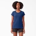 thumbnail image 1 of Dickies Women's Cooling Short Sleeve Pocket T-Shirt, Dynamic Navy, L, 1 of 5