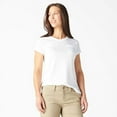 thumbnail image 1 of Dickies Women's Cooling Short Sleeve Pocket T-Shirt, White, L, 1 of 4