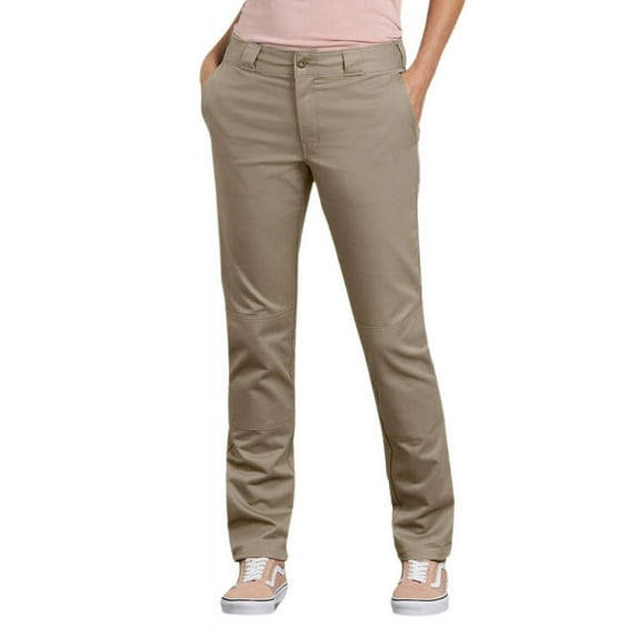 Dickies Women's Double Knee Work Pant, Desert Sand, 12