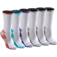 thumbnail image 1 of Dickies Women's Dri-Tech Moisture Control Crew Socks, Sizes 6-9, Lavender, 1 of 1