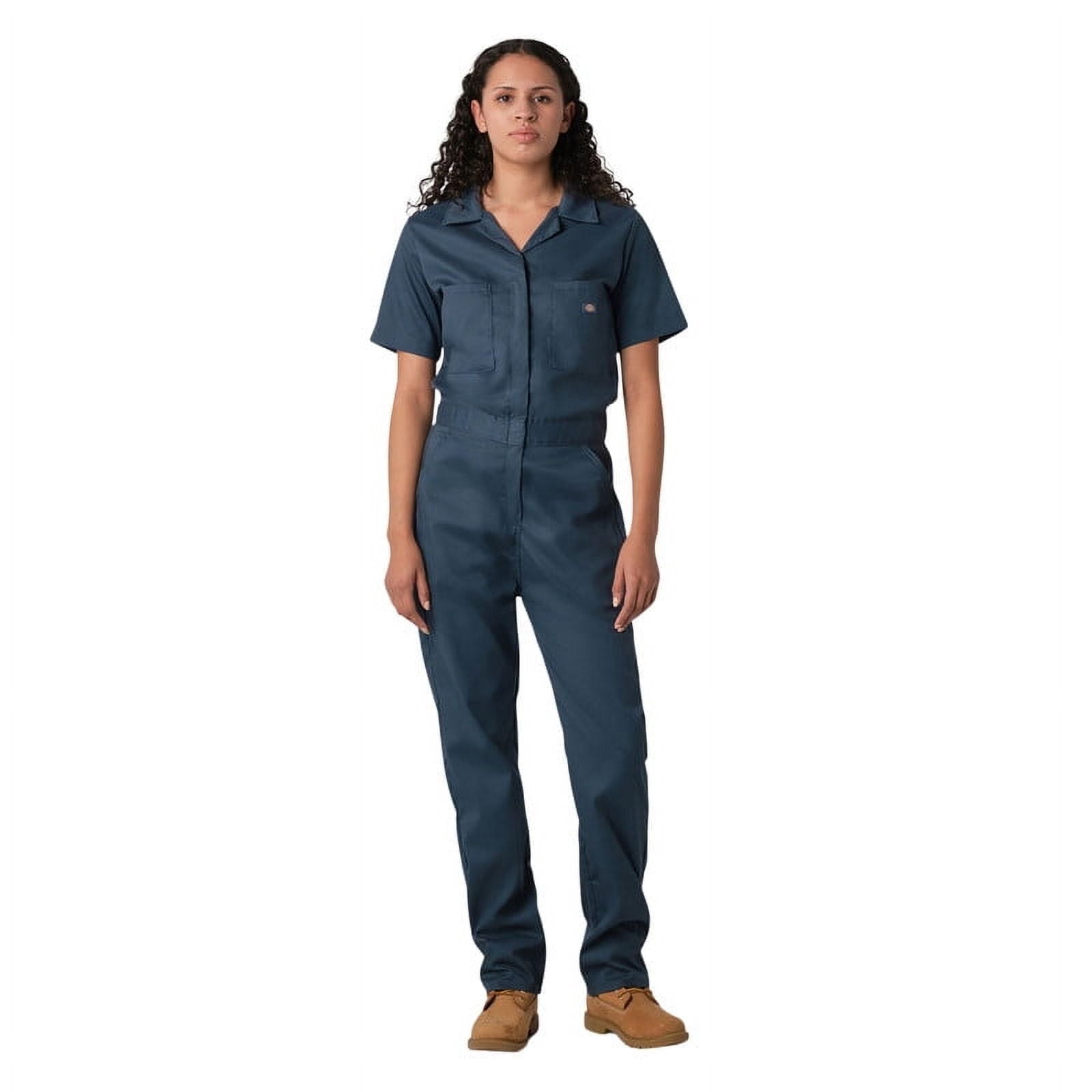 Dickies Women's Cooling Long Sleeve Coveralls – Temp-iQ Technology, Flexible & Stain-Resistant Workwear