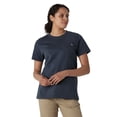 thumbnail image 1 of Dickies Women's Heavyweight Short Sleeve Pocket T-Shirt, Airforce Blue, Large, 1 of 3