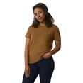 thumbnail image 1 of Dickies Women's Heavyweight Short Sleeve Pocket T-Shirt, Brown Duck, X-Large, 1 of 3
