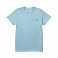thumbnail image 1 of Dickies Women's Heavyweight Short Sleeve Pocket T-Shirt, Cool Blue, X-Large, 1 of 2