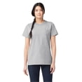 thumbnail image 1 of Dickies Women's Heavyweight Short Sleeve Pocket T-Shirt, Heather Gray, Large, 1 of 3