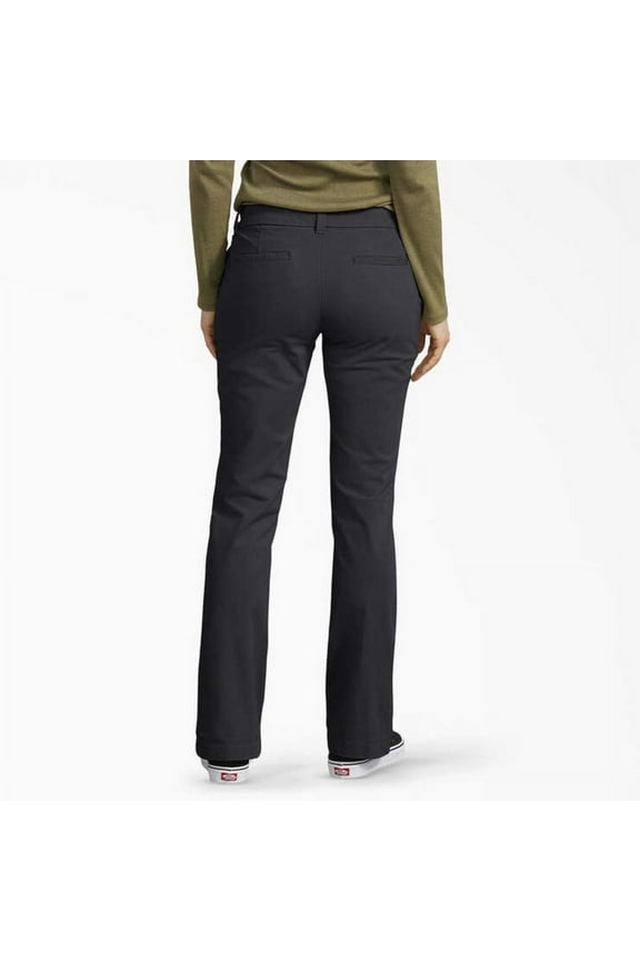 Women's Perfect Shape Relaxed Fit Bootcut Pants, Rinsed Black, 6