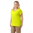 thumbnail image 1 of Dickies Women's Plus Cooling Short Sleeve Pocket T-Shirt, Bright Yellow, 3PS, 1 of 5