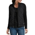 thumbnail image 1 of Dickies Women's Quilted Vest, Black, XL, 1 of 3