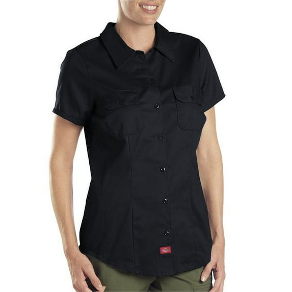 Dickies FS574 SS Work Shirt-BLACK-Small