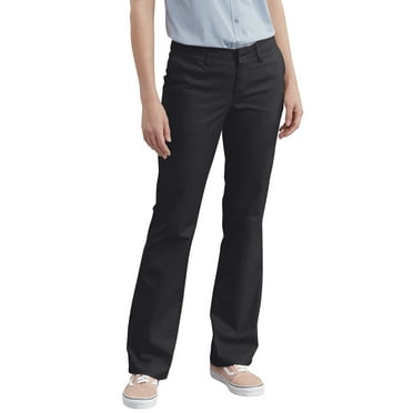Dickies Women's Slim Fit Boot Cut Stretch Twill Pant