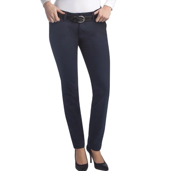 Dickies Womens Mid-Rise, Skinny Twill Pant, Runs Small