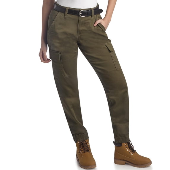 Dickies Womens Cargo Pants Stretchy Twill High Rise Cargo Joggers Casual & Utility Work Pants for Women