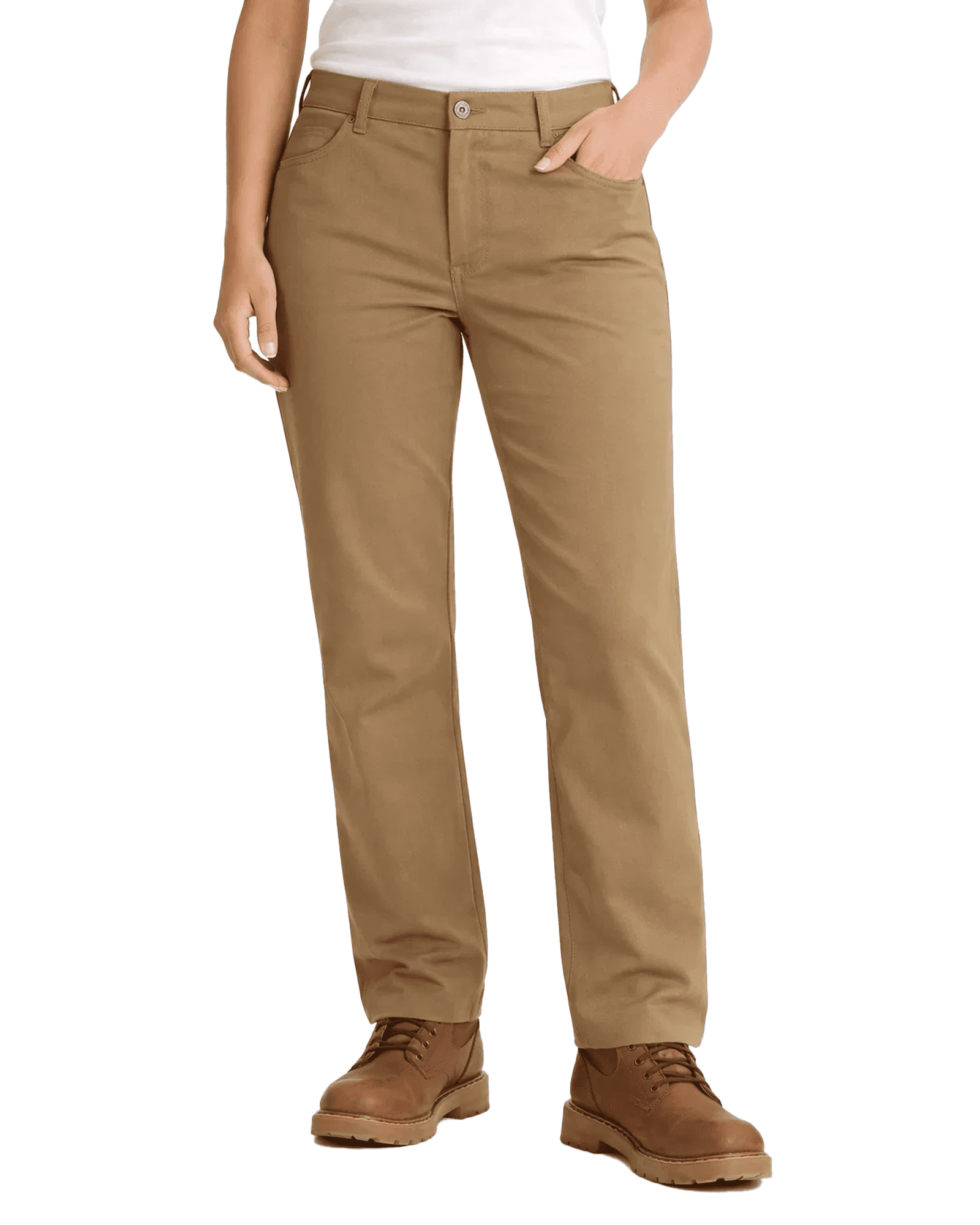 Dickies Womens Plus Size Work Pants - Mid Rise Skinny Fit Workwear and ...