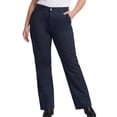 thumbnail image 1 of Dickies Womens Plus Size Work Pants - Mid Rise Slim Fit Bootcut Leg Casual Trousers - Size Up for Ideal Fit, 1 of 7
