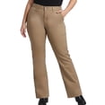 thumbnail image 1 of Dickies Womens Plus Size Work Pants - Mid Rise Slim Fit Bootcut Leg Business Casual Trousers Pants for Women, 1 of 7