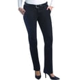 thumbnail image 1 of Womens Flex Twill Work Pants Straight Fit Narrow Through Hips, 1 of 6