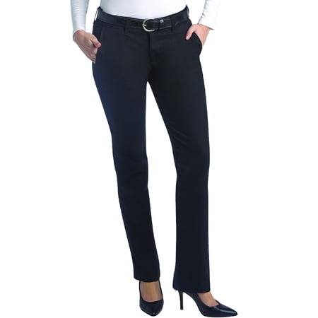 Dickies Womens Work Pants Skinny Fit Straight Leg Flat Front Stretchy Twill Workwear Casual Pants