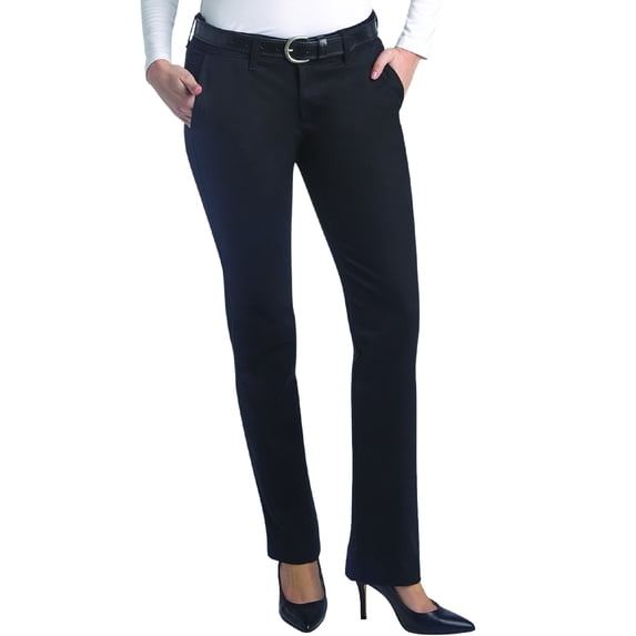 Womens Flex Twill Work Pants Straight Fit Narrow Through Hips