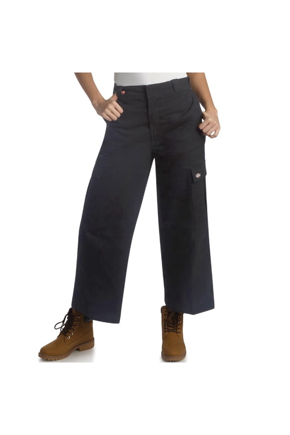 Womens Wide Leg Cargo Pants - Regular Fit High Waisted Casual Pants for Women Fashion