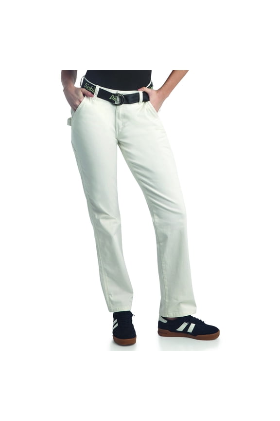 Womens Straight Leg Carpenter Work Pants, Size Down for Ideal Fit