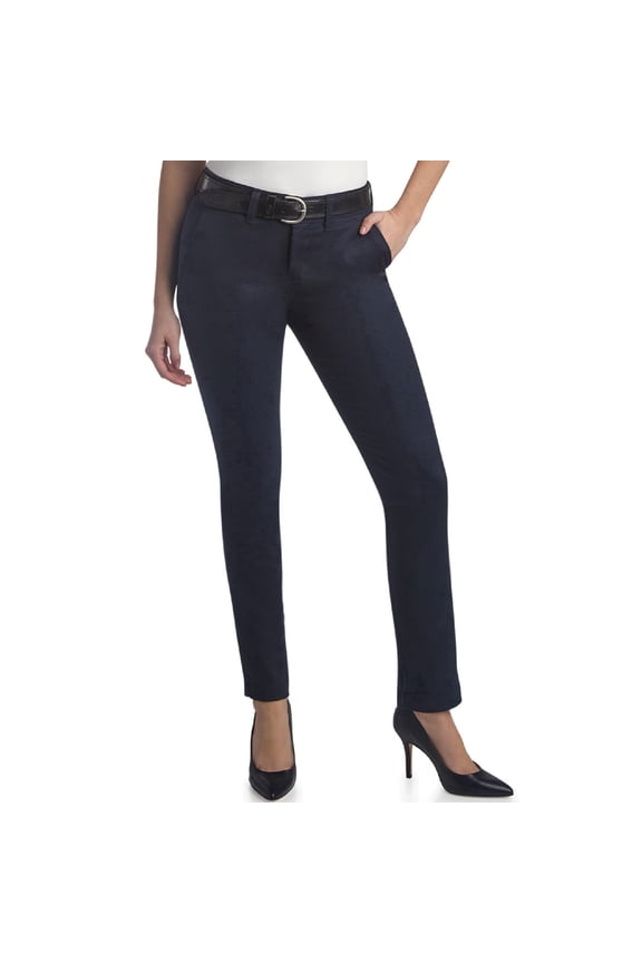 Womens Casual Pants Mid Rise Skinny Leg Twill Casual Pants for Women Size Up for Ideal Fit