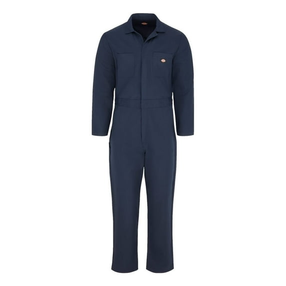 Dickies Men’s Long Sleeve Coveralls – Durable Workwear with Zipper Front, Multiple Pockets & Stain-Resistant Fabric for All-Day Comfort