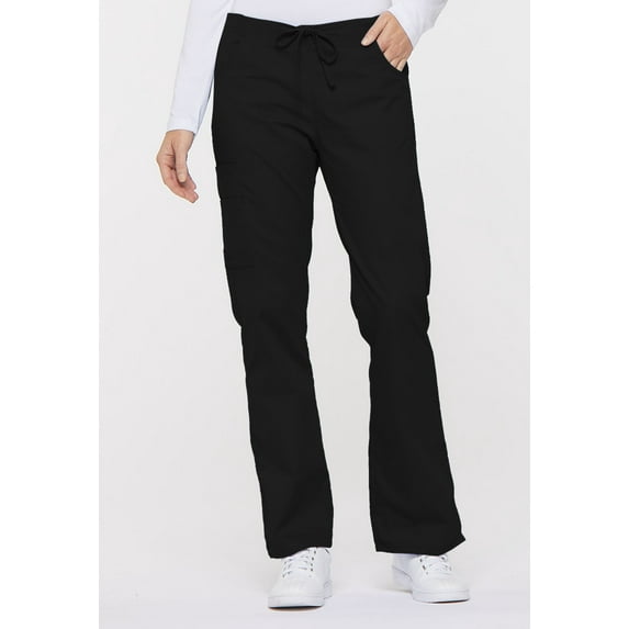 Dickies Xtreme Stretch Medical Scrubs Pant for Women Mid Rise Drawstring Cargo Plus Size 82011