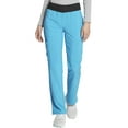 thumbnail image 1 of Dickies Xtreme Stretch Medical Scrubs Pant for Women Mid Rise Drawstring Cargo Plus Size 82011, 1 of 8