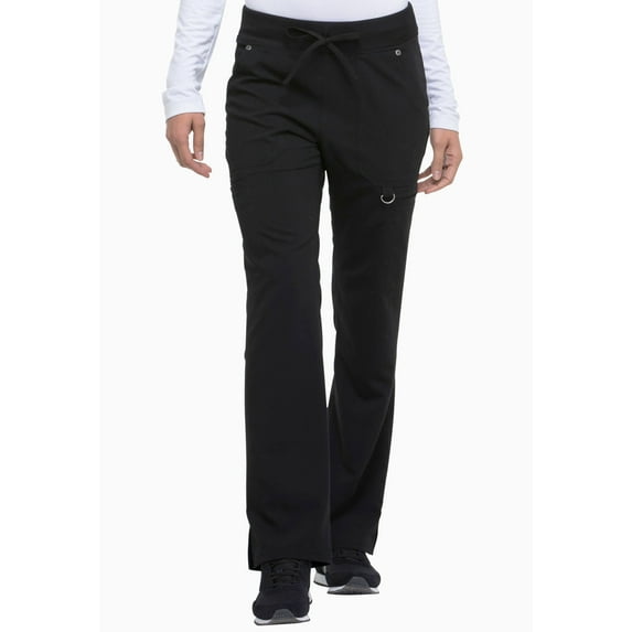 Dickies Xtreme Stretch Scrubs Pant for Women Mid Rise Rib Knit Waistband DK020