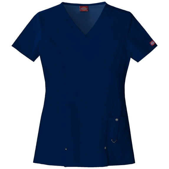 Dickies Xtreme Stretch Scrubs Top for Women V-Neck 82851