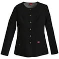 thumbnail image 1 of Dickies Xtreme Stretch Scrubs Warm Up Jacket for Women Snap Front 82310, 1 of 5