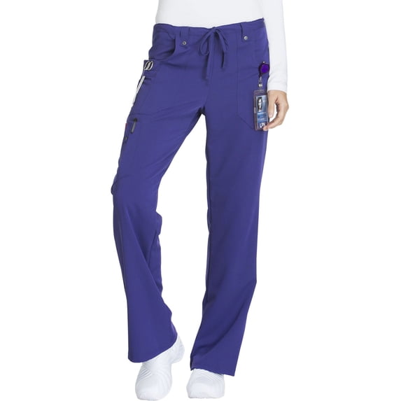 Dickies Xtreme Stretch Medical Scrubs Pant for Women Mid Rise Drawstring Cargo Plus Size 82011
