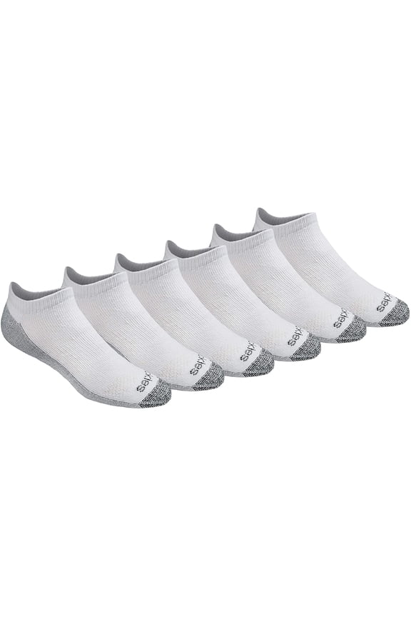 mens Dri-tech Moisture Control 6 Pairs Low Cut Socks I62001-100