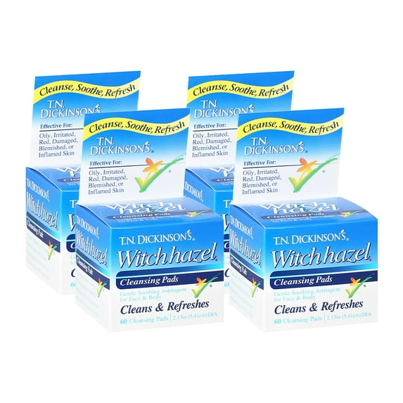 Dickinson Brands Hazelet Witch Hazel Pad 60 Count ( 4 Pack )