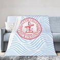 thumbnail image 1 of Dickinson College Logo Fleece Blanket, Very Soft Microfiber Flannel Blanket for Couch Warm and Cozy for All Seasons, 1 of 6
